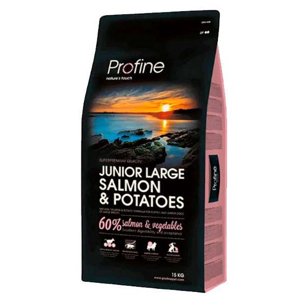 Profine Junior Large Salmon Hundefoder 15kg