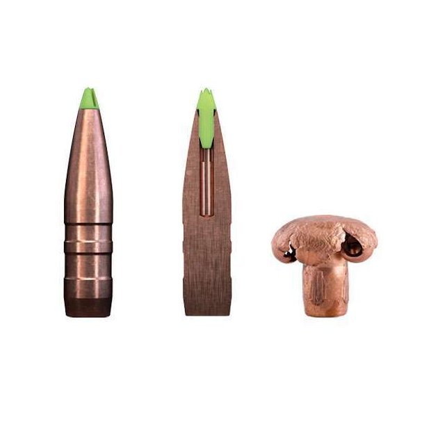 Sako Powerhead II .222 Rem 3.2/50gr TTSX 20 stk. Blyfri Riffelpatron