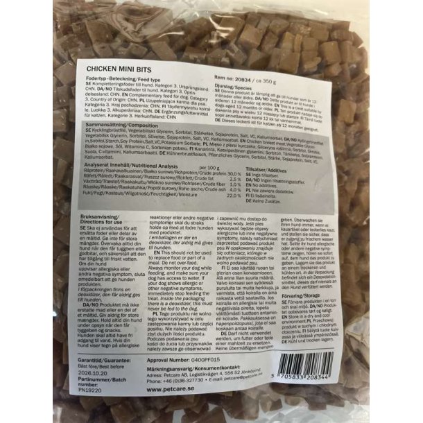 Nordhunt Mini Chicken Cubes Ca. 350gr