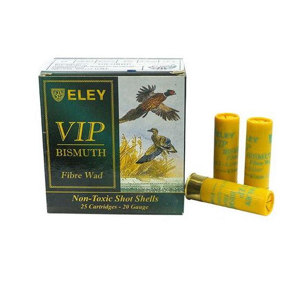 Eley VIP Bismuth 20/65 Str. 3/25gram 25 Stk haglpatron