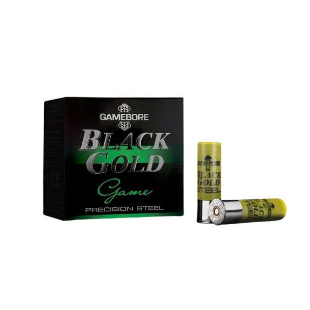 Gamebore Black Gold Steel Bio 20/70 4/24g 25 stk. Haglpatron