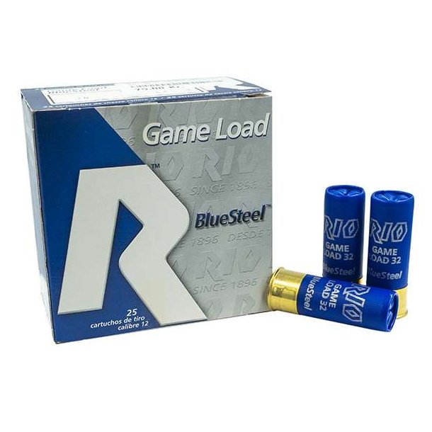 Rio Game Blue Steel 12/70 Str. 3/32gram 25 Stk. Haglpatron