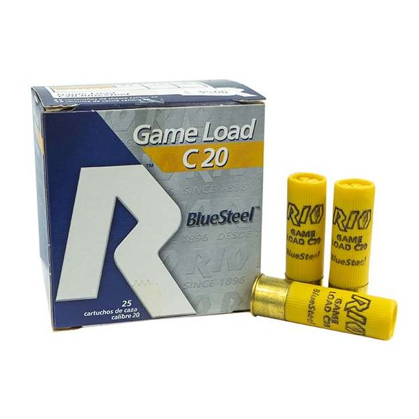 Rio Game Blue Steel 20/70 Str. 3/24gram 25 Stk. Haglpatron