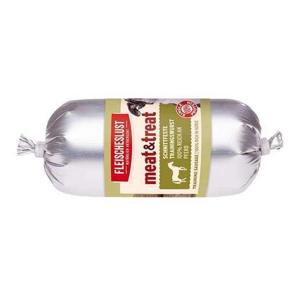 MEAT &amp; TREAT Hest Godbidsplse 200g