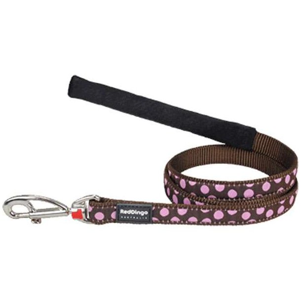Red Dingo Dressurline 12mm Brown Pink Spot