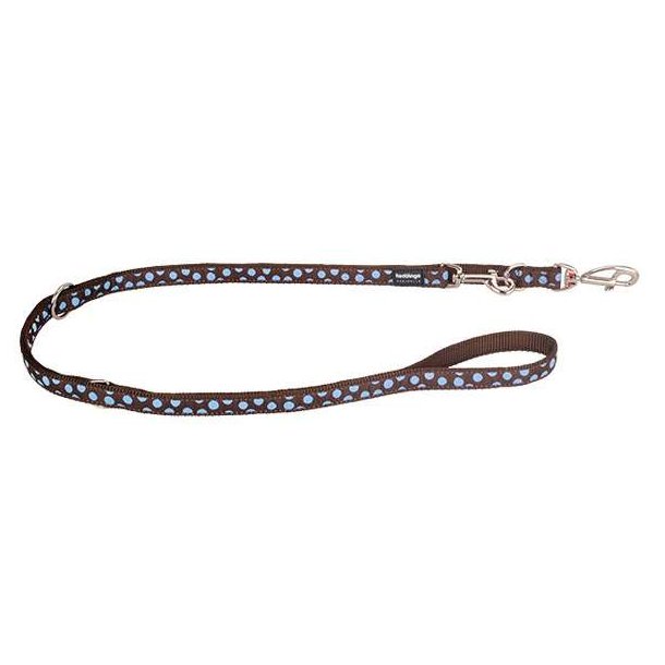 Red Dingo Dressurline 15mm Brown Blue Spot