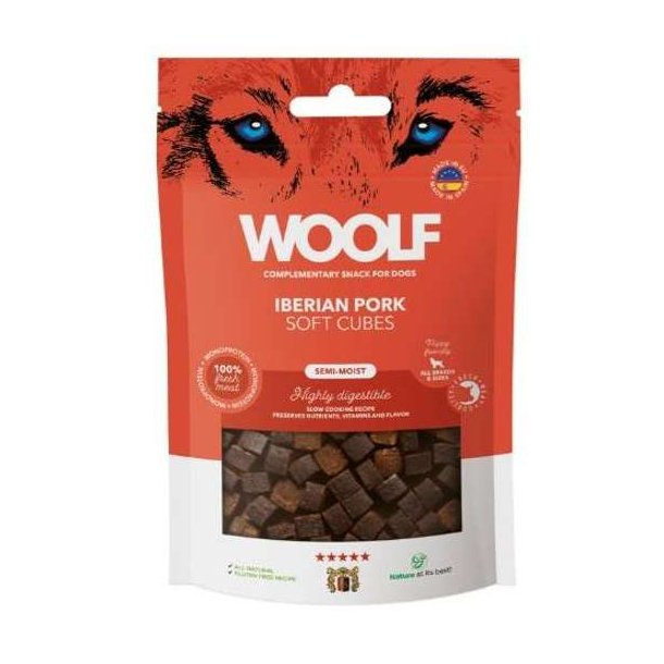 Woolf Soft Cubes Iberian Pork 100g