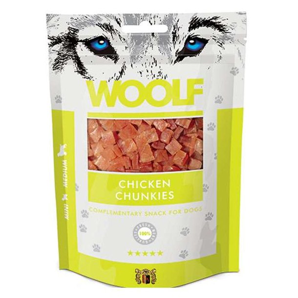 Woolf Chicken Chunkies 100g