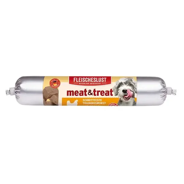 MEAT &amp; TREAT Fjerkr Godbidsplse 80g