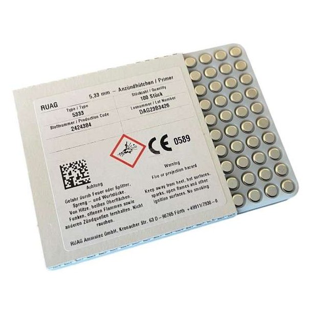 RWS 5333 LR Magnum 5,33mm Fnghtter 100stk
