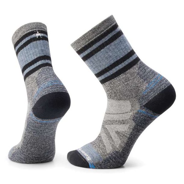 Smartwool Hike Full Cushion Crew Socks Hiking Ash/Charcoal