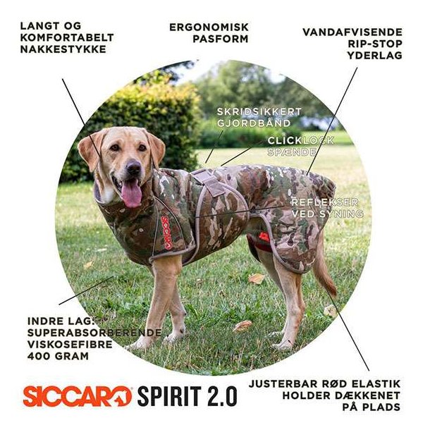 Siccaro Spirit 2.0 Trrevest Camo 40cm