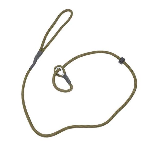 Retriverline 8mm 125cm med Kovse Mrkegrn