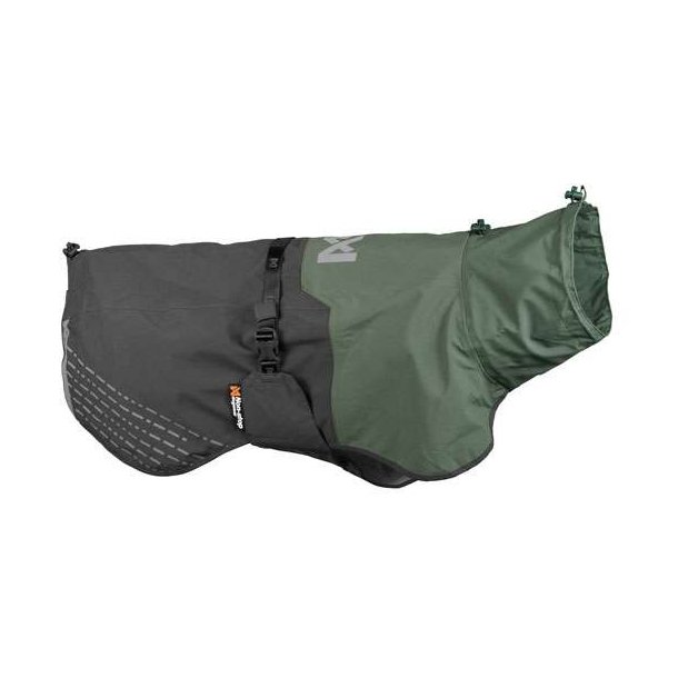 NonStop Dogwear Fjord Raincoat Hundevest Grey/Green, 60