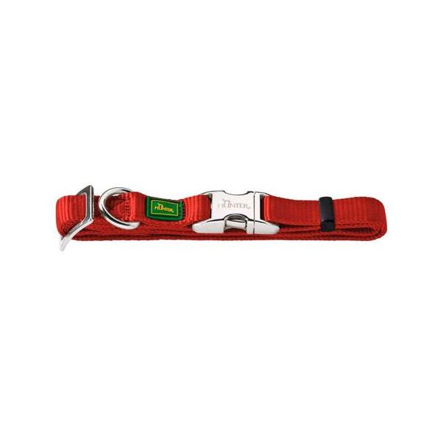 Hunter Halsbnd Rd Nylon M/Snaplock Large