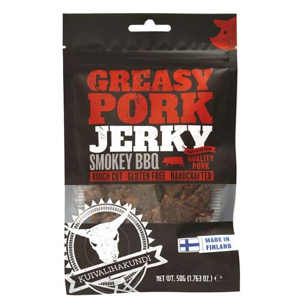 Kuivalihakundi Pork Jerky Smokey BBQ 50g