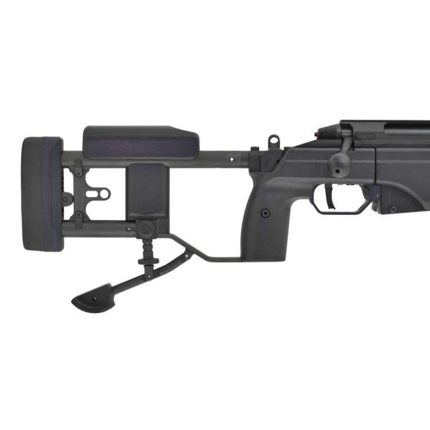 Sako TRG M42 .338 27in Lapua Mag Black, Foldbar, Fosforiseret Lb