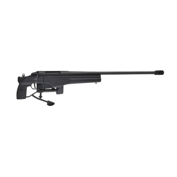 Sako TRG M42 .338 27in Lapua Mag Black, Foldbar, Fosforiseret Lb