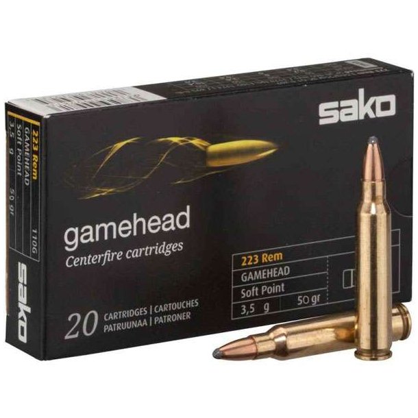 Sako .223  55gr/3,5g Gamehead SP