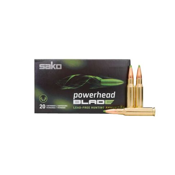 Sako Powerhead Blade 9,3x62 14,9g 20 stk. Blyfri Riffelpatron  (613D)
