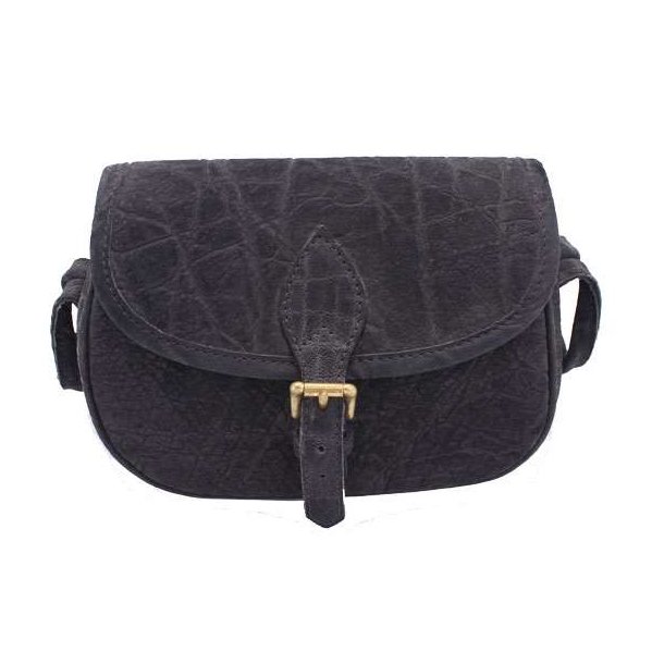 Roberts Patrontaske Elefantlder Sort